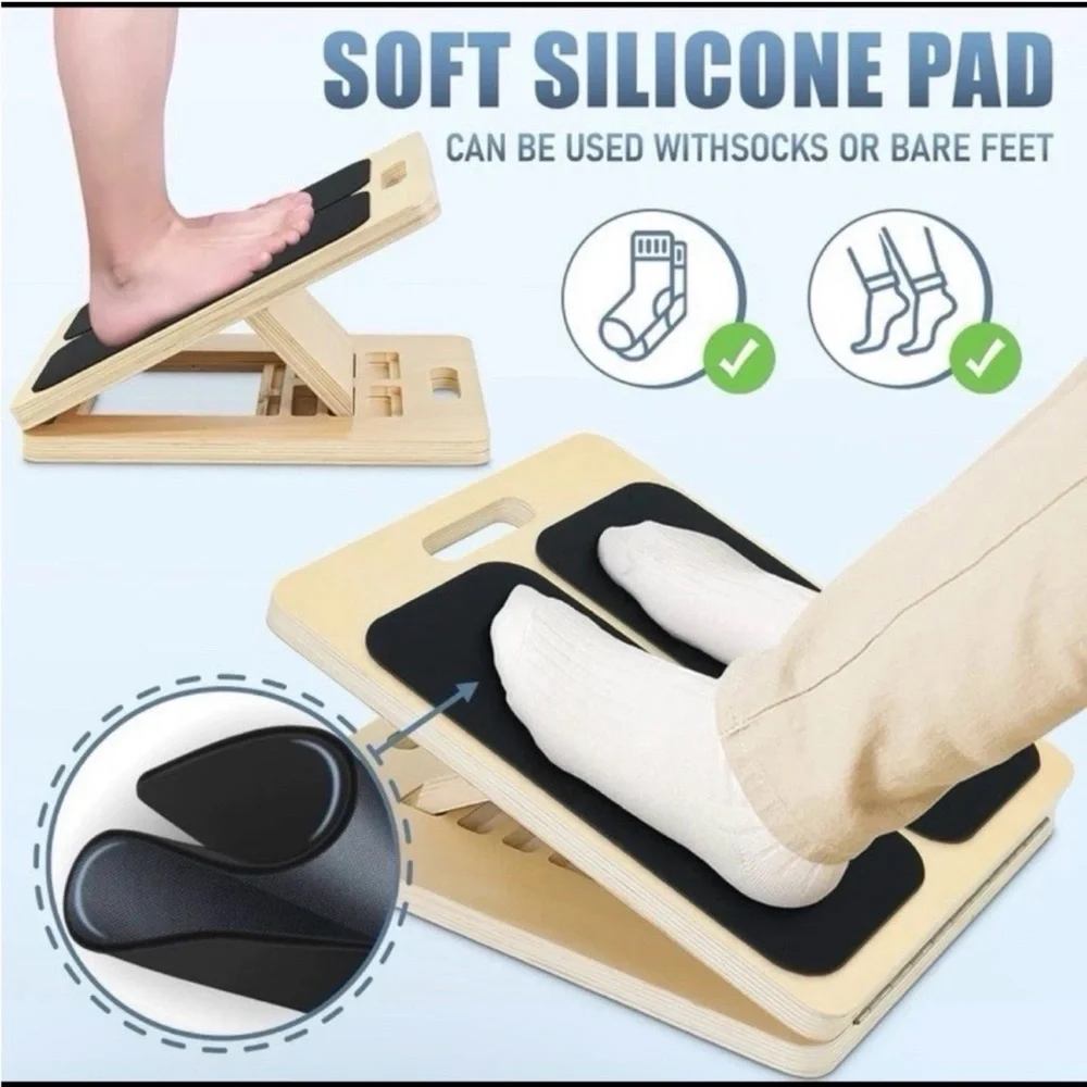(NEW) Slant Stretch Board HEAVY DUTY 450lb Weight/ Pilates Stretch Calf and leg - Picture 11 of 12
